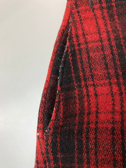 【現状渡し品】【メンズ】 WOOL RICH ウールリッチ WOOL SHORTS 40'S ウール ショーツ ショートパンツ メンズ ボトムス 半ズボン 157-251214-em-14-min カラー：レッド/ブラック（チェック柄） 万代Net店