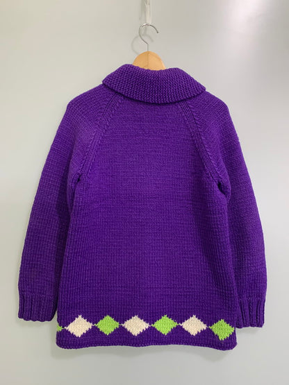 【中古品】【メンズ】 HAND KNIT ハンドニット COWICHAN SWEATER カウチンセーター トップス 146-251106-kk-32-min サイズ：表記無し 下記参照 カラー：パープル 万代Net店
