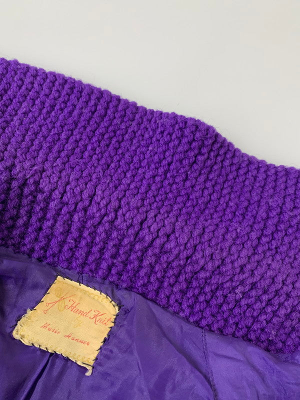【中古品】【メンズ】 HAND KNIT ハンドニット COWICHAN SWEATER カウチンセーター トップス 146-251106-kk-32-min サイズ：表記無し 下記参照 カラー：パープル 万代Net店