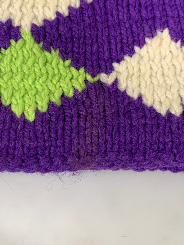 【中古品】【メンズ】 HAND KNIT ハンドニット COWICHAN SWEATER カウチンセーター トップス 146-251106-kk-32-min サイズ：表記無し 下記参照 カラー：パープル 万代Net店