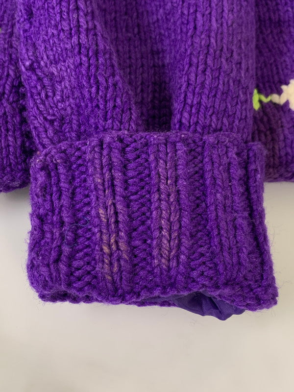 【中古品】【メンズ】 HAND KNIT ハンドニット COWICHAN SWEATER カウチンセーター トップス 146-251106-kk-32-min サイズ：表記無し 下記参照 カラー：パープル 万代Net店
