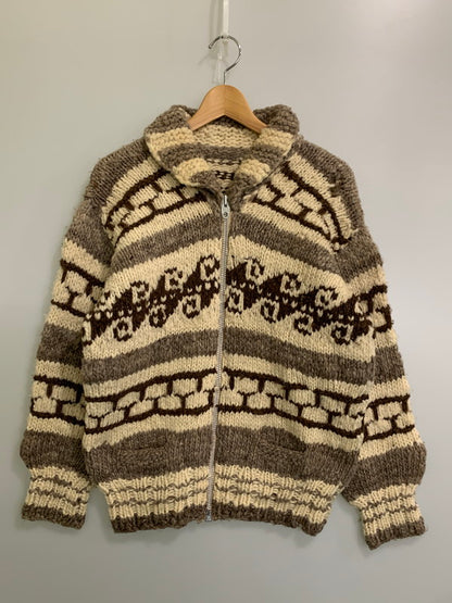 【現状渡し品】【メンズ】 UNKNOWN COWICHAN SWEATER ユーズド カウチンセーター トップス 146-251213-yn-10-min カラー：ブラウン系 万代Net店