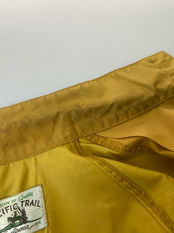 【現状渡し品】【メンズ】 PACIFIC TRAIL パシフィックトレイル NYLON JACKET 50'S ナイロン ジャケット メンズ アウター ジップアップ ジャンパー 146-251216-em-15-min サイズ：44 カラー：マスタード 万代Net店