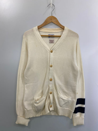 【中古品】【メンズ】 TOWNCRAFT タウンクラフト 60-70's KNIT CARDIGAN VINTAGE 60-70年代 ニットカーディガン トップス ヴィンテージ 146-251106-kk-88-min サイズ：M カラー：アイボリー 万代Net店