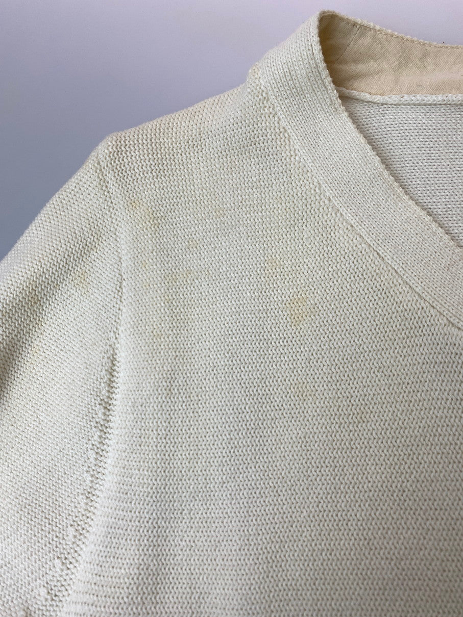 【中古品】【メンズ】 TOWNCRAFT タウンクラフト 60-70's KNIT CARDIGAN VINTAGE 60-70年代 ニットカーディガン トップス ヴィンテージ 146-251106-kk-88-min サイズ：M カラー：アイボリー 万代Net店