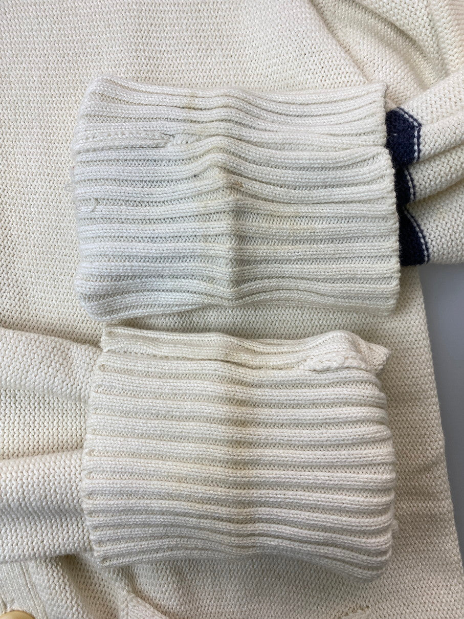 【中古品】【メンズ】 TOWNCRAFT タウンクラフト 60-70's KNIT CARDIGAN VINTAGE 60-70年代 ニットカーディガン トップス ヴィンテージ 146-251106-kk-88-min サイズ：M カラー：アイボリー 万代Net店