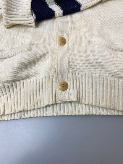 【中古品】【メンズ】 TOWNCRAFT タウンクラフト 60-70's KNIT CARDIGAN VINTAGE 60-70年代 ニットカーディガン トップス ヴィンテージ 146-251106-kk-88-min サイズ：M カラー：アイボリー 万代Net店