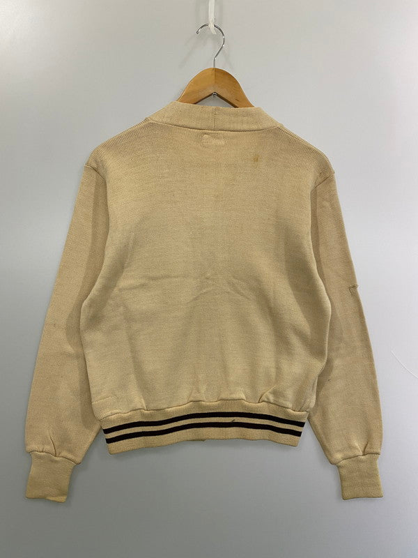 【現状渡し品】【メンズ】 WILSON ウィルソン レタードカーディガン 50-60'S メンズ アウター 50－60年代 ヴィンテージ 146-251214-em-22-min サイズ：40 カラー：ベージュ 万代Net店