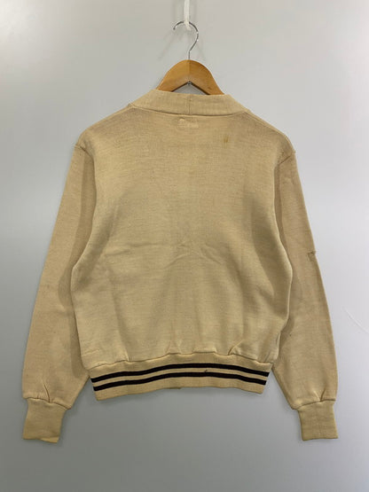 【現状渡し品】【メンズ】 WILSON ウィルソン レタードカーディガン 50-60'S メンズ アウター 50－60年代 ヴィンテージ 146-251214-em-22-min サイズ：40 カラー：ベージュ 万代Net店