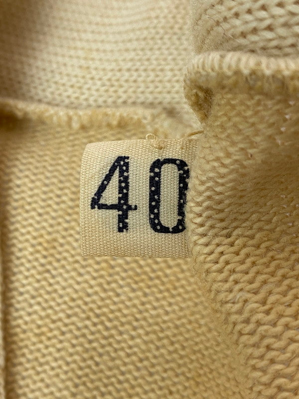 【現状渡し品】【メンズ】 WILSON ウィルソン レタードカーディガン 50-60'S メンズ アウター 50－60年代 ヴィンテージ 146-251214-em-22-min サイズ：40 カラー：ベージュ 万代Net店