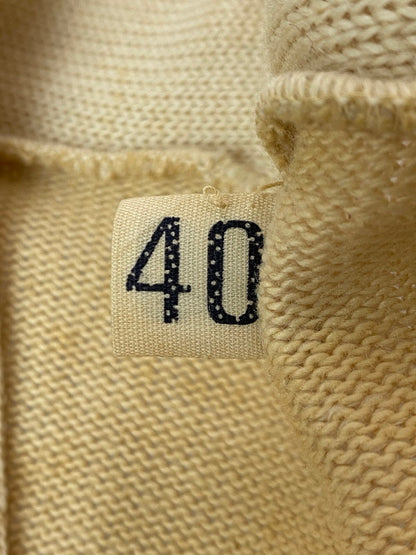 【現状渡し品】【メンズ】 WILSON ウィルソン レタードカーディガン 50-60'S メンズ アウター 50－60年代 ヴィンテージ 146-251214-em-22-min サイズ：40 カラー：ベージュ 万代Net店