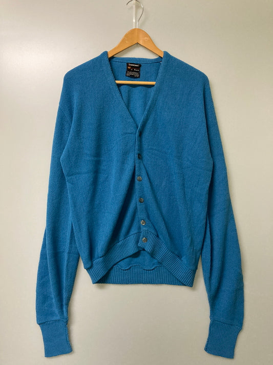 【中古品】【メンズ】 TOWNCRAFT タウンクラフト 60's ACRYLIC CARDIGAN VINTAGE 60年代 アクリルカーディガン トップス ヴィンテージ 146-251110-kk-20-min サイズ：M カラー：ライトブルー 万代Net店