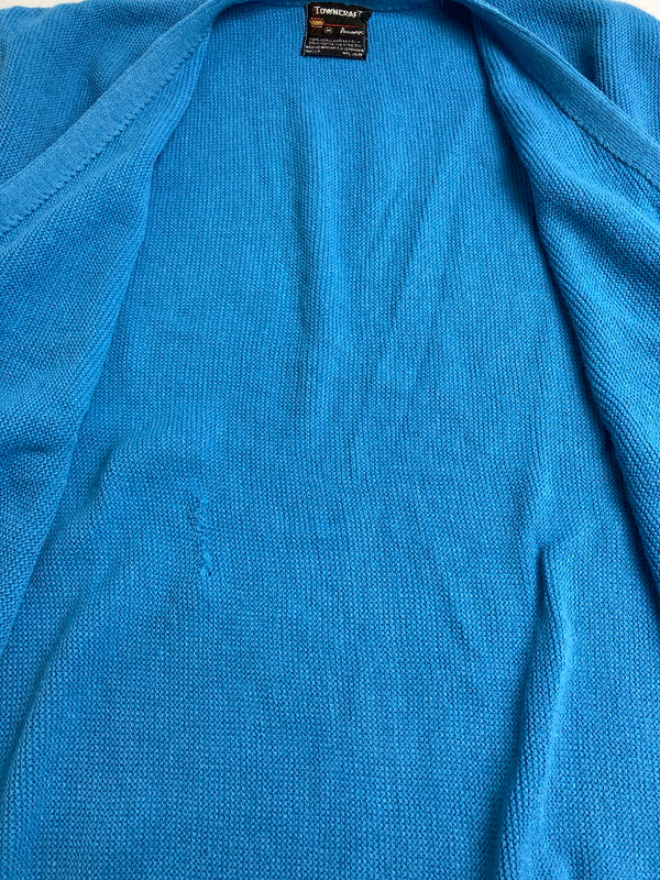 【中古品】【メンズ】 TOWNCRAFT タウンクラフト 60's ACRYLIC CARDIGAN VINTAGE 60年代 アクリルカーディガン トップス ヴィンテージ 146-251110-kk-20-min サイズ：M カラー：ライトブルー 万代Net店