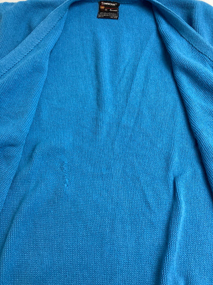 【中古品】【メンズ】 TOWNCRAFT タウンクラフト 60's ACRYLIC CARDIGAN VINTAGE 60年代 アクリルカーディガン トップス ヴィンテージ 146-251110-kk-20-min サイズ：M カラー：ライトブルー 万代Net店