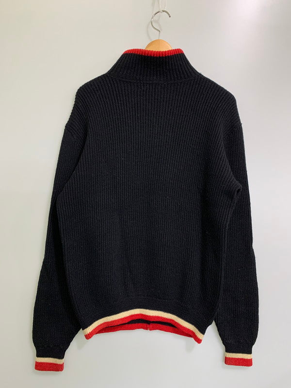 【現状渡し品】【メンズ】 COLUMBIAKNIT コロンビアニット ZIP KNIT 60'S ジップ ニット ヴィンテージ 60年代 フルジップ メンズ アウター 上着 トップス 146-251106-em-50-min サイズ：M カラー：ブラック 万代Net店