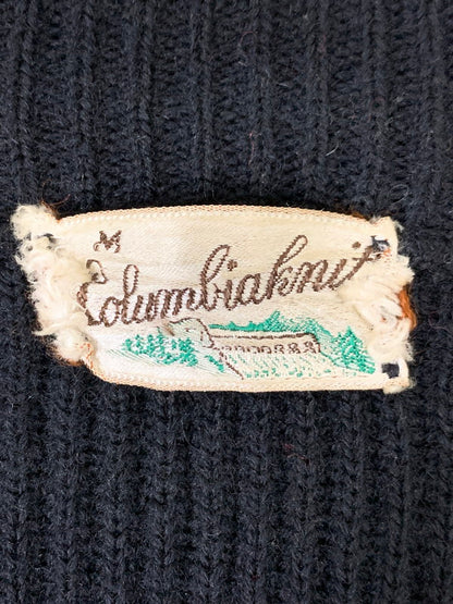 【現状渡し品】【メンズ】 COLUMBIAKNIT コロンビアニット ZIP KNIT 60'S ジップ ニット ヴィンテージ 60年代 フルジップ メンズ アウター 上着 トップス 146-251106-em-50-min サイズ：M カラー：ブラック 万代Net店