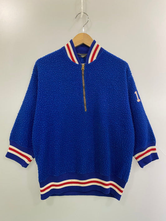 【現状渡し品】【メンズ】 SPORTS CENTER スポーツセンター FLEECE PULLOVER 60'S フリース プルオーバー 60年代 ハーフジップ メンズ アウター ヴィンテージ 146-251216-em-04-min サイズ：42 カラー：ブルー 万代Net店
