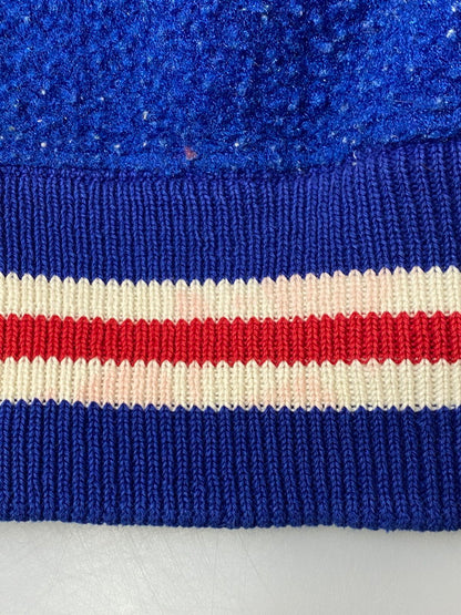 【現状渡し品】【メンズ】 SPORTS CENTER スポーツセンター FLEECE PULLOVER 60'S フリース プルオーバー 60年代 ハーフジップ メンズ アウター ヴィンテージ 146-251216-em-04-min サイズ：42 カラー：ブルー 万代Net店