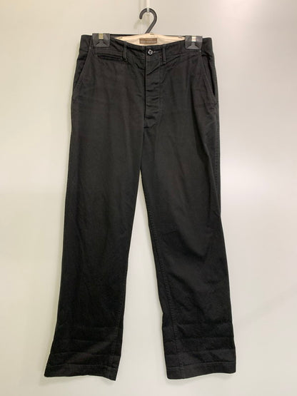 【中古品】【メンズ】 WORKERS OFFICER TROUSERS CHINO PANTS ワーカーズ オフィサー トラウザーズ チノパンツ ボトムス 156-251213-yn-19-min サイズ：32 カラー：ブラック 万代Net店