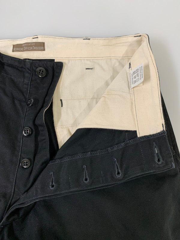 【中古品】【メンズ】 WORKERS OFFICER TROUSERS CHINO PANTS ワーカーズ オフィサー トラウザーズ チノパンツ ボトムス 156-251213-yn-19-min サイズ：32 カラー：ブラック 万代Net店