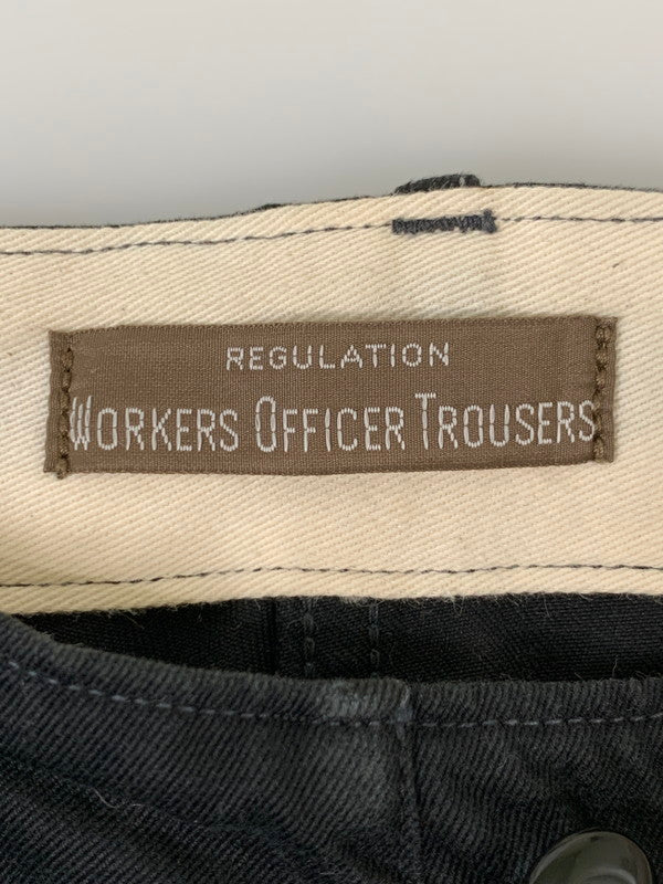 【中古品】【メンズ】 WORKERS OFFICER TROUSERS CHINO PANTS ワーカーズ オフィサー トラウザーズ チノパンツ ボトムス 156-251213-yn-19-min サイズ：32 カラー：ブラック 万代Net店