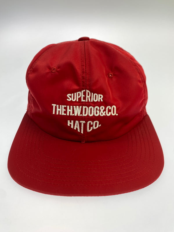 【中古品】【メンズ】 THE H.W.DOG&CO ザ エイチ ダブリュー ドッグ アンド コー BIKERS CAP バイカーズ キャップ D-00913 帽子 185-260929-hu-38-min サイズ：ONE カラー：レッド 万代Net店