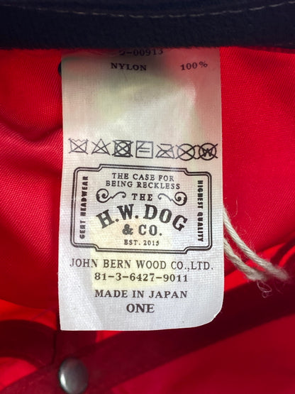 【中古品】【メンズ】 THE H.W.DOG&CO ザ エイチ ダブリュー ドッグ アンド コー BIKERS CAP バイカーズ キャップ D-00913 帽子 185-260929-hu-38-min サイズ：ONE カラー：レッド 万代Net店