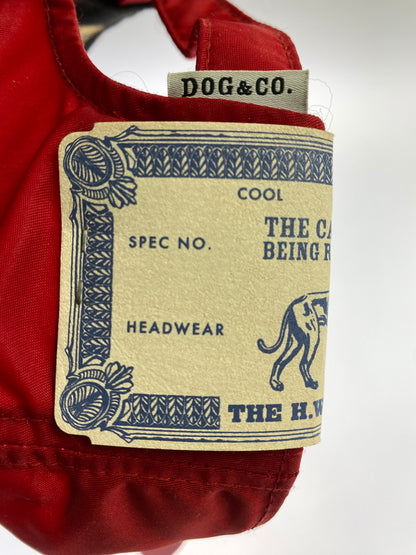【中古品】【メンズ】 THE H.W.DOG&CO ザ エイチ ダブリュー ドッグ アンド コー BIKERS CAP バイカーズ キャップ D-00913 帽子 185-260929-hu-38-min サイズ：ONE カラー：レッド 万代Net店