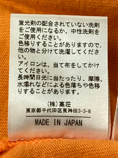 【中古品】【メンズ】 BARNS バーンズ BR-25266 HEAVY WEIGHT S S PRINT T-SHIRT SNOOPY Tシャツ トップス 145-251012-ks-61-min サイズ：L カラー：オレンジ 万代Net店