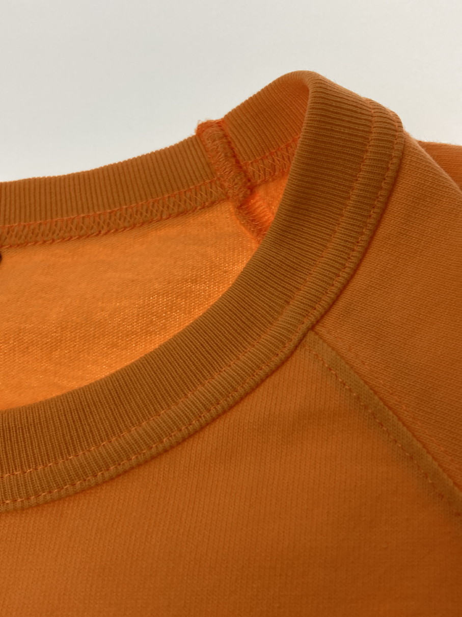 【中古品】【メンズ】 BARNS バーンズ BR-25266 HEAVY WEIGHT S S PRINT T-SHIRT SNOOPY Tシャツ トップス 145-251012-ks-61-min サイズ：L カラー：オレンジ 万代Net店