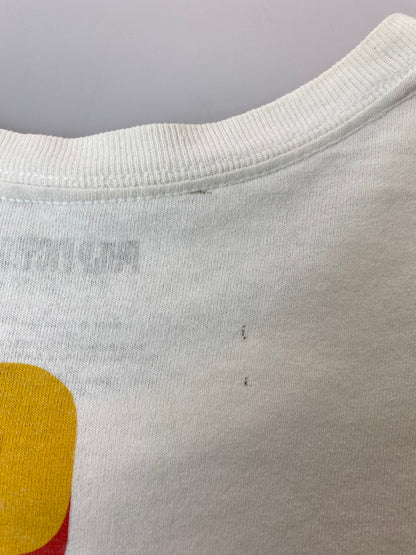 【現状渡し品】【メンズ】 USED PULP FICTION JOHN TRAVOLTA UMA THURMAN PHOTO T-SHIRT パルプフィクション プリントTシャツ 半袖Tシャツ トップス 147-251125-yn-18-min サイズ：L カラー：ホワイト 万代Net店