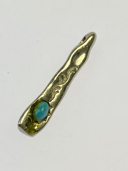 【中古品】【メンズ/レディース】 USED ユーズド ターコイズ ペンダントトップ メンズ レディース アクセサリー 191-251014-em-05-min カラー：シルバー 万代Net店