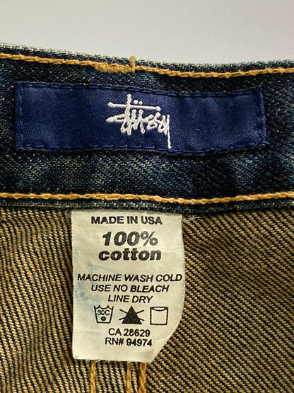 【中古品】【メンズ】 STUSSY ステューシー 90'S 紺タグ DENIM PANTS デニムパンツ ボトムス 153-251005-ks-12-min サイズ：不明 カラー：インディゴ 万代Net店