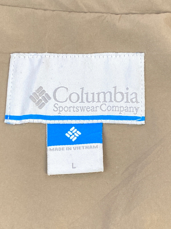 【中古品】【メンズ】 COLUMBIA コロンビア デザインジャケット XM3422 ライトアウター 144-260922-hu-19-min サイズ：L カラー：ベージュ 万代Net店