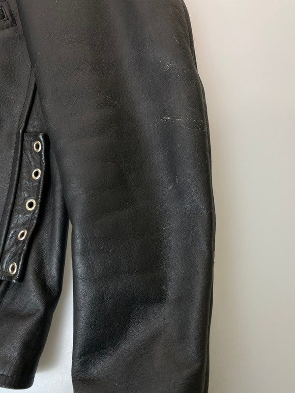 【現状渡し品】【メンズ】 LETHER GALLERY レザー ギャラリー レザー ライダースジャケット メンズ アウター シングル 146-251214-em-21-min サイズ：40 カラー：ブラック 万代Net店