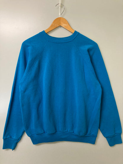 【現状渡し品】【メンズ】 TULTEX タルテックス 80S BLANK SWEATSHIRT TARQUAISE スウェット トレーナー 146-251015-AS-26-min サイズ：L カラー：ブルー 万代Net店