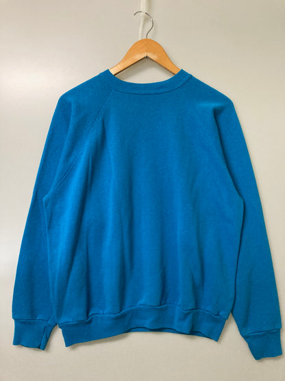 【現状渡し品】【メンズ】 TULTEX タルテックス 80S BLANK SWEATSHIRT TARQUAISE スウェット トレーナー 146-251015-AS-26-min サイズ：L カラー：ブルー 万代Net店