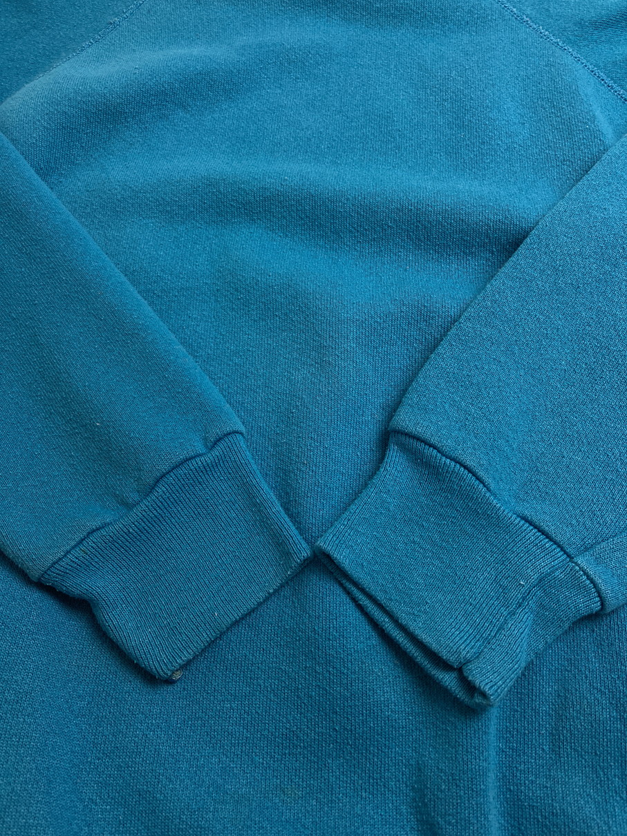 【現状渡し品】【メンズ】 TULTEX タルテックス 80S BLANK SWEATSHIRT TARQUAISE スウェット トレーナー 146-251015-AS-26-min サイズ：L カラー：ブルー 万代Net店