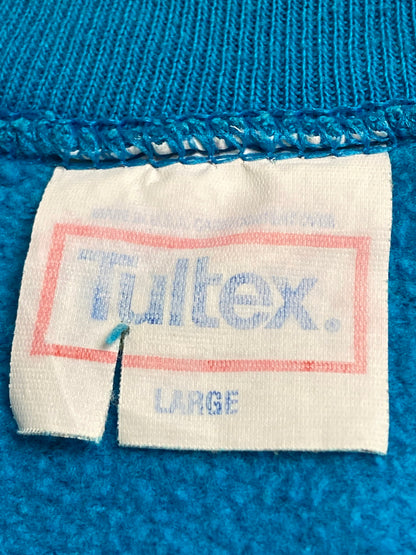 【現状渡し品】【メンズ】 TULTEX タルテックス 80S BLANK SWEATSHIRT TARQUAISE スウェット トレーナー 146-251015-AS-26-min サイズ：L カラー：ブルー 万代Net店