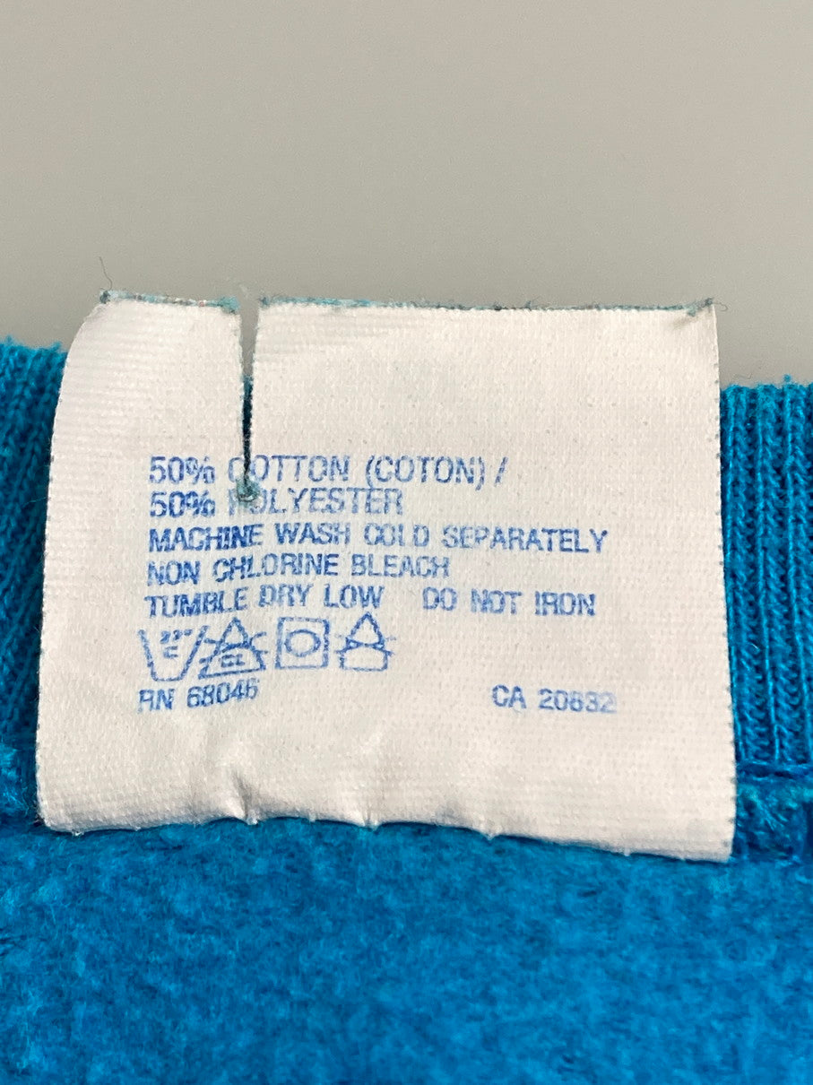 【現状渡し品】【メンズ】 TULTEX タルテックス 80S BLANK SWEATSHIRT TARQUAISE スウェット トレーナー 146-251015-AS-26-min サイズ：L カラー：ブルー 万代Net店