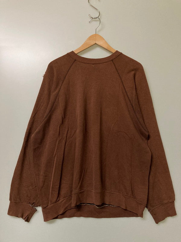 【現状渡し品】【メンズ】 ARTEX アーテックス 70-80's SNOOPY PRINT SWEATSHIRT VINTAGE 70-80年代 スヌーピープリント スウェットシャツ トップス トレーナー ヴィンテージ 146-251002-kk-44-min サイズ：表記無し 下記参照 カラー：ブラウン 万代Net店