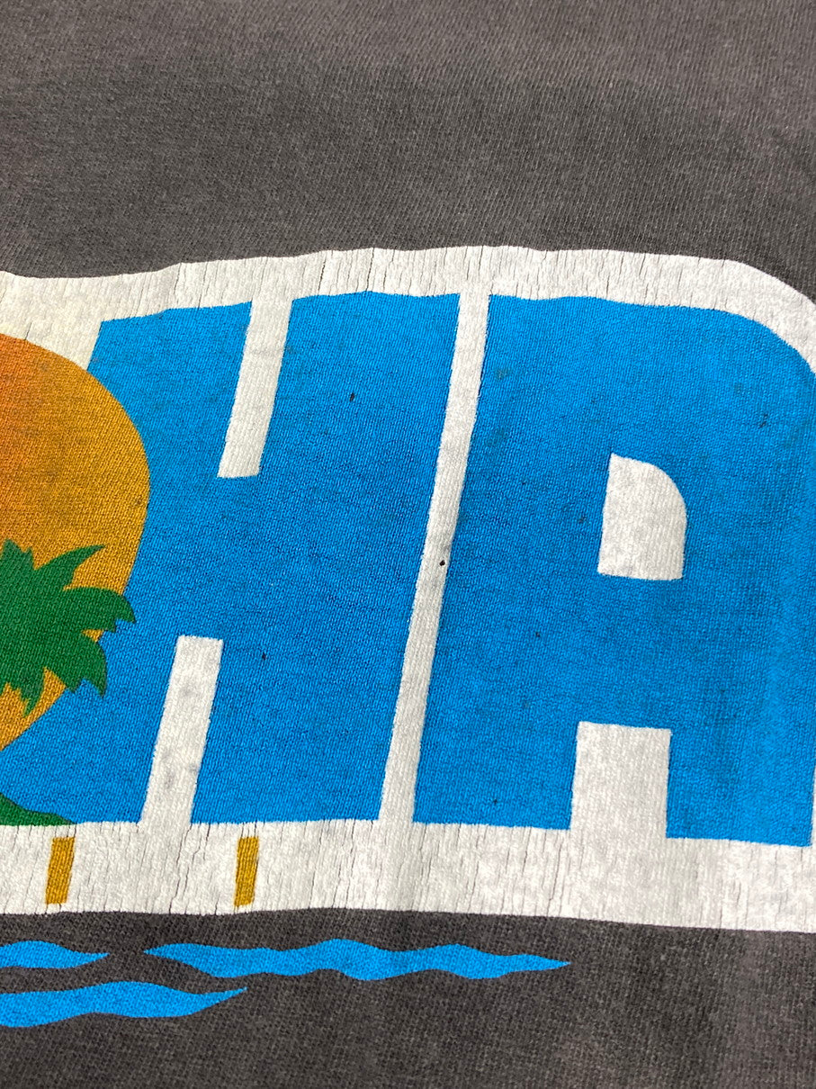 【中古品】【メンズ】 VINTAGE 80S ALOHA HAWAII TEE ショートスリーブ 146-251015-AS-27-min サイズ：M カラー：ブラック 万代Net店