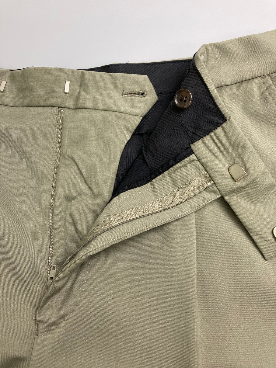 【中古品】【メンズ】 WACKO MARIA GUILTYPARTIES ワコマリア × DORMEUIL PLEATED TROUSERS パンツ ボトムス 153-251005-ks-13-min サイズ：XL カラー：カーキ 万代Net店