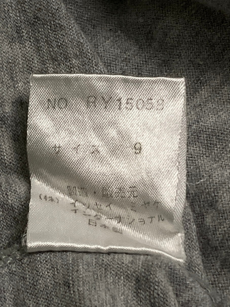 【中古品】【メンズ】 ISSEY MIYAKE イッセイミヤケ I.S. CHISATO TSUMORI RY15058 LOGO PRINT LS TEE Tシャツ トップス 140-251005-ks-04-min サイズ：9 カラー：グレー 万代Net店