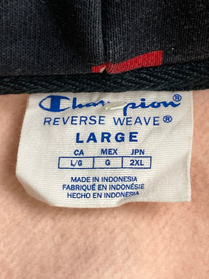 【中古品】【メンズ】 Champion チャンピオン × Urban Outfitters アーバンアウトフィッターズ 別注 コラボ NATIVE REVERSE WEAVE HOODIE S2974 ネイティブ リバースウィーブ フーディー トップス パーカー 148-251002-kk-42-min サイズ：L カラー：ブラック 万代Net店