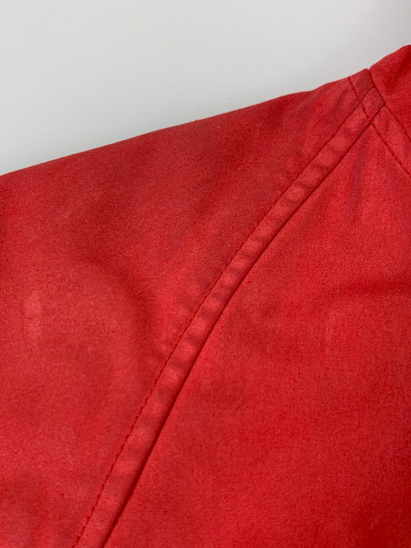 【現状渡し品】【メンズ】 A BATHING APE アベイシングエイプ x BRITISH MIRROR RAIN OILED CLOTH MOUNTAIN PARKA マウンテンパーカー 142-251012-ks-30-min サイズ：M カラー：べージュ/レッド 万代Net店