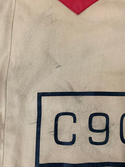 【現状渡し品】【メンズ】 A BATHING APE アベイシングエイプ x BRITISH MIRROR RAIN OILED CLOTH MOUNTAIN PARKA マウンテンパーカー 142-251012-ks-30-min サイズ：M カラー：べージュ/レッド 万代Net店