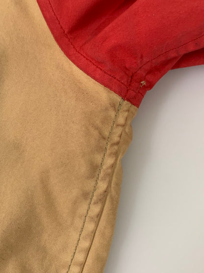 【現状渡し品】【メンズ】 A BATHING APE アベイシングエイプ x BRITISH MIRROR RAIN OILED CLOTH MOUNTAIN PARKA マウンテンパーカー 142-251012-ks-30-min サイズ：M カラー：べージュ/レッド 万代Net店