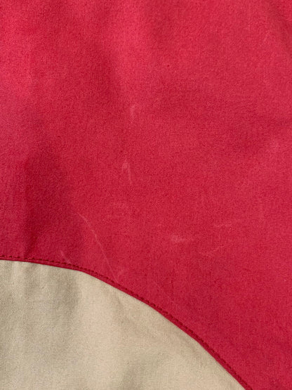 【現状渡し品】【メンズ】 A BATHING APE アベイシングエイプ x BRITISH MIRROR RAIN OILED CLOTH MOUNTAIN PARKA マウンテンパーカー 142-251012-ks-30-min サイズ：M カラー：べージュ/レッド 万代Net店