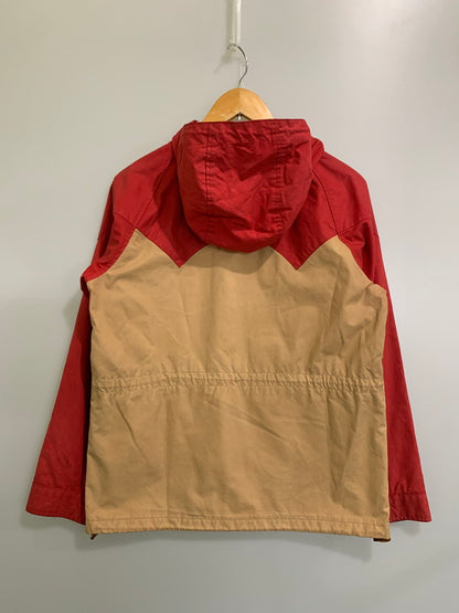 【現状渡し品】【メンズ】 A BATHING APE アベイシングエイプ x BRITISH MIRROR RAIN OILED CLOTH MOUNTAIN PARKA マウンテンパーカー 142-251012-ks-30-min サイズ：M カラー：べージュ/レッド 万代Net店